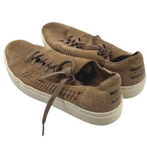TOMS Suede Weave Casual Sneakers Brown Men's Size‎ 8 M